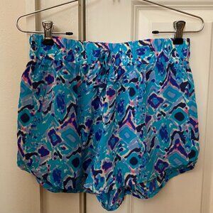 Tonali Print Silk Shorts